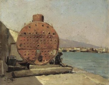 ポルト・デ・マラガ 1900 キュビスト Oil Paintings